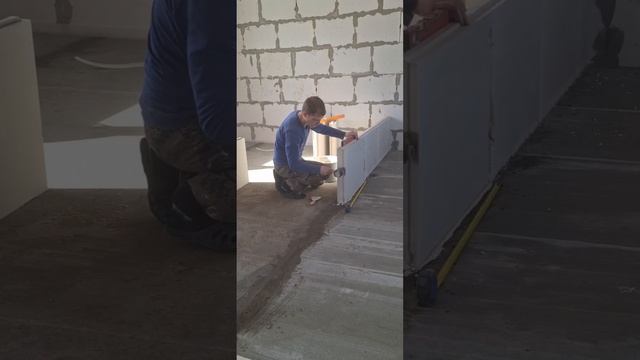 монтаж перегородок из ПГП смотреть онлайн