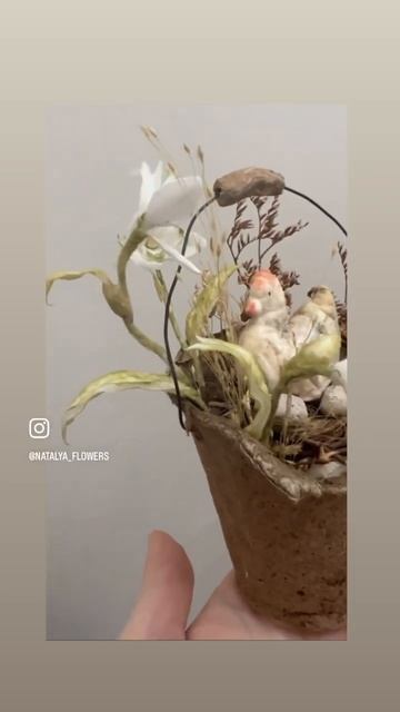 Курочка и подснежники из ваты. смотреть онлайн