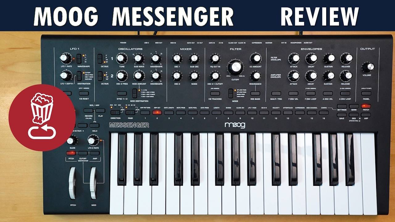 Moog Messenger: Review and Tutorial смотреть онлайн