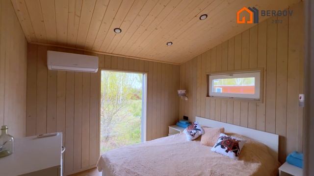 Модульный каркасный дом. Проект М35-2 смотреть онлайн