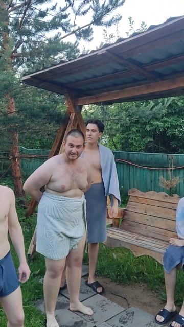 Красавчики после бани в Бухаусе!