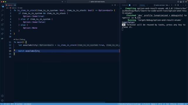 12.005. Returning an Option Enum from a Function смотреть онлайн