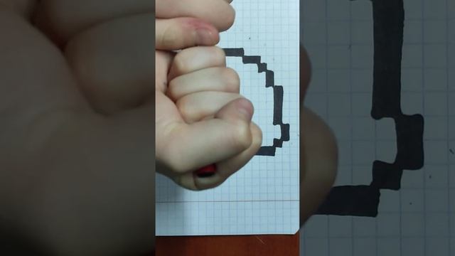 как нарисовать лимон по клеточкам! смотреть онлайн