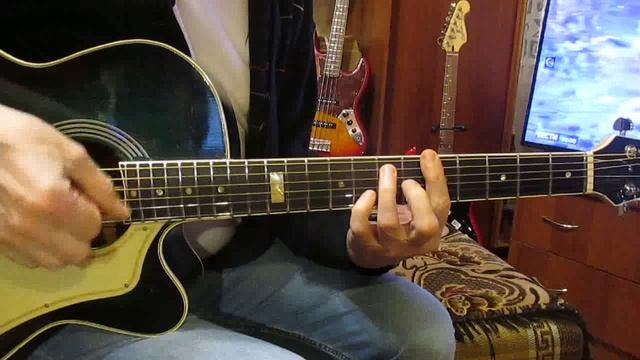 Прощание с Братском-А. Пахмутова (как играть на гитаре аккорды) смотреть онлайн