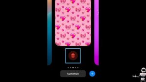 Как удалить обои на iPhone