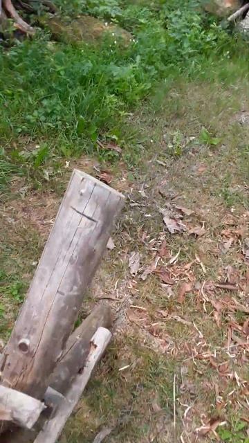 Ручная пилка дров на сарай без електричества/cutting woods by смотреть онлайн