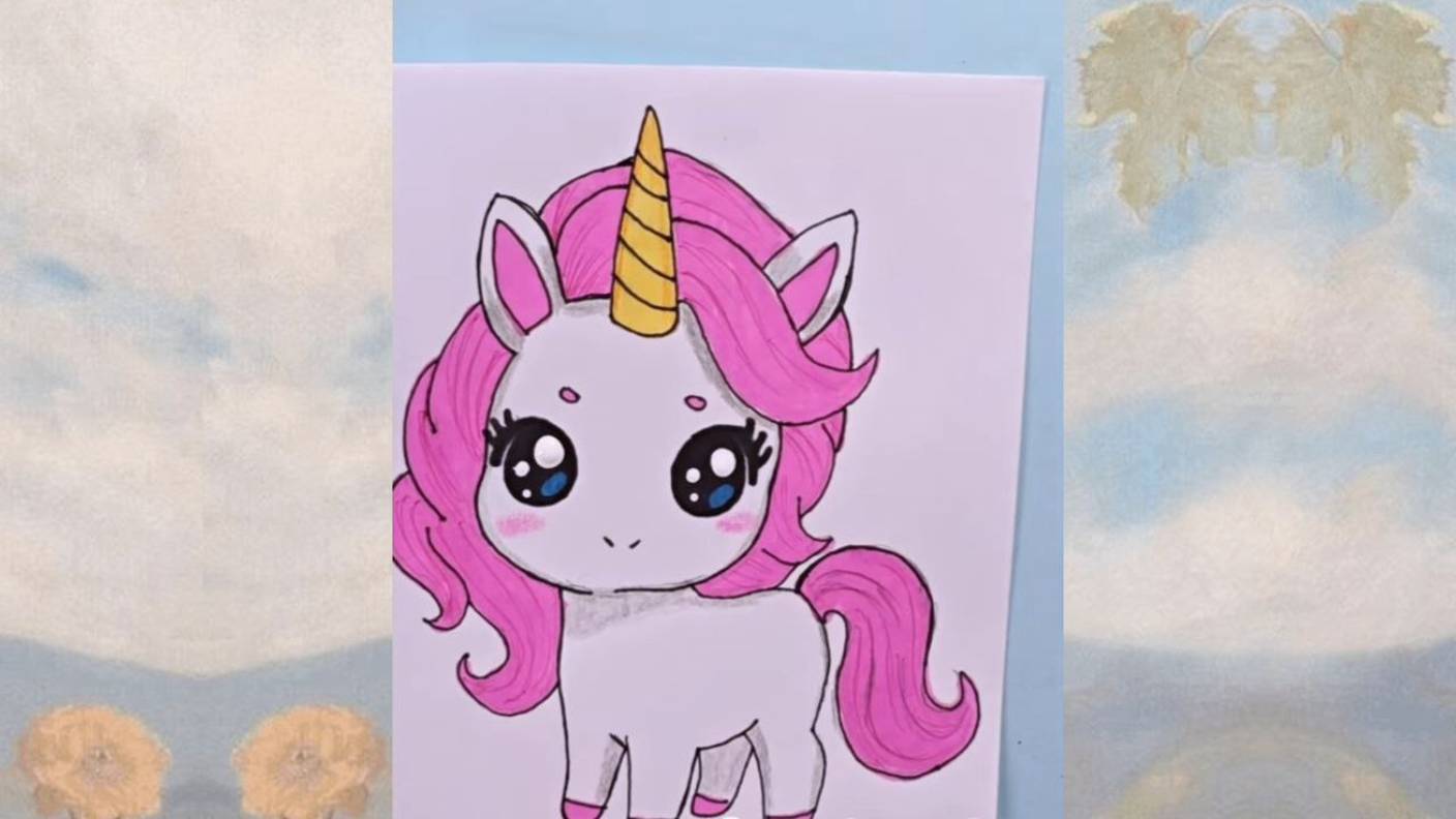 Рисуем Милую Единорожку