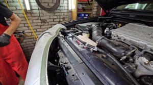 Lc200 дизель.  Заполнение и прокачка системы охлаждения.