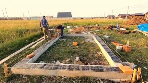 Баня. День 6. Цоколь из кирпича