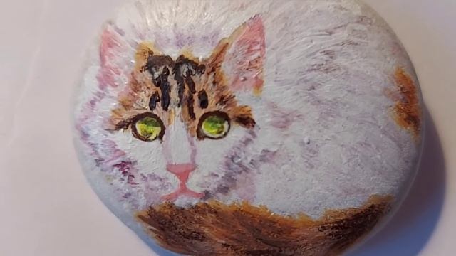 Роспись камня под кошку /Mural de piedra/A mural of a stone смотреть онлайн