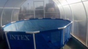 Бассейн в теплице
