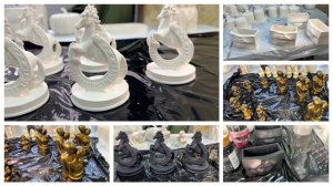 Работа с гипсом. Новые статуэтки лошади