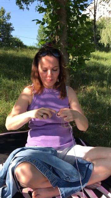Вяжу драконов. Вязание на природе смотреть онлайн