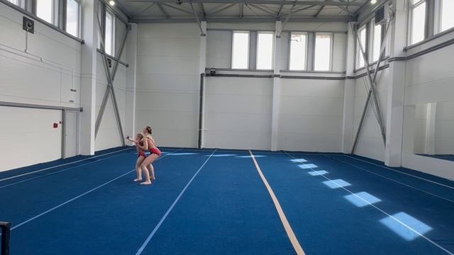 ЖП 1 спортивный, Ершова Алиса - Скрипниченко Елизавета, СШ1, Комбинированное упражнение