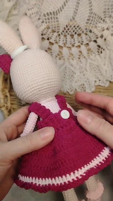 Зайка 😍#амигуруми #crochet #вязаниекрючком #amigurumi #крючко? смотреть онлайн