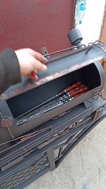 Мангал паровоз. #handmade #хобби #bbq #ручная_работа #арт #barbecu смотреть онлайн