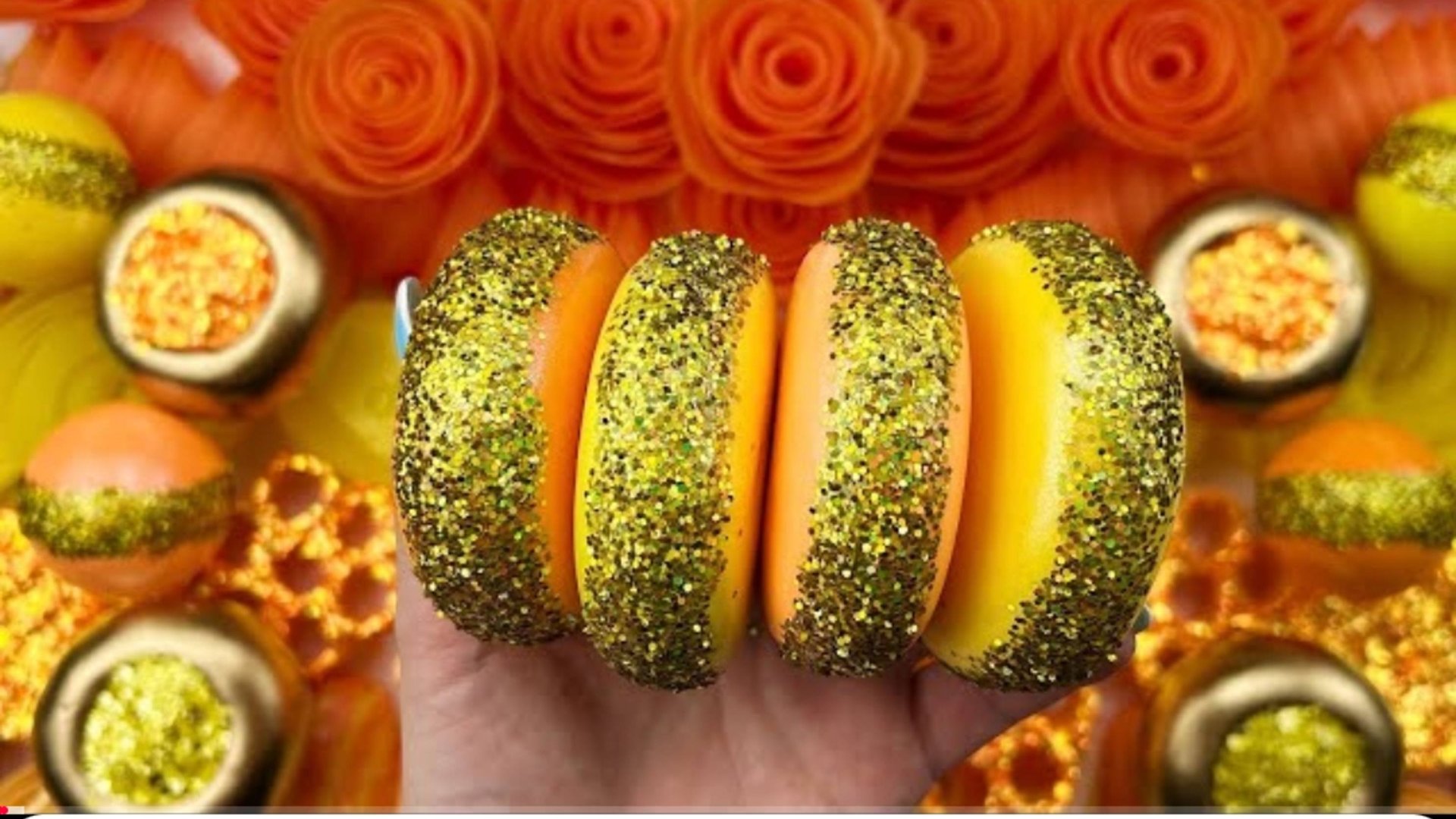 ORANGE 🍊 &YELLOW 💛 ASMR Soap смотреть онлайн