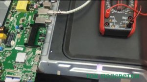 Телевизор DEXP H32D7300K  моргает подсветка, ток, напряжения,