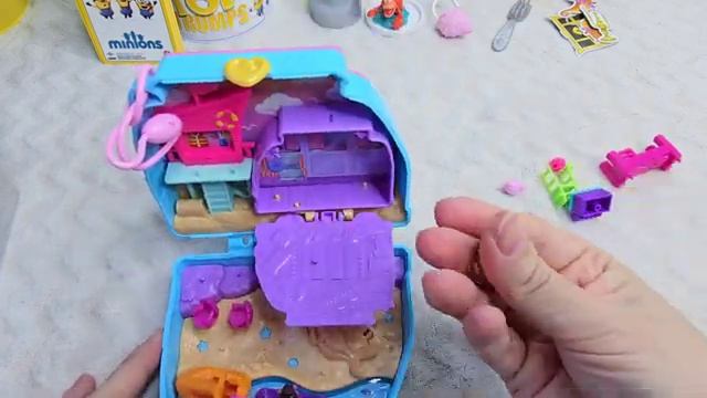 ASMR_Распаковка_Hatchimals_Alive_Disney_Русалочка_Polly_Pocket_Minions