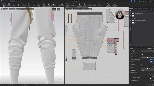 Делаю 3D модель одежды в Style3D. Часть 7