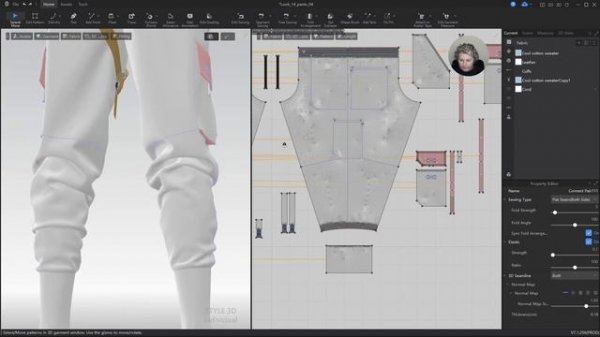 Делаю 3D модель одежды в Style3D. Часть 7