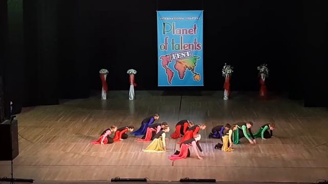 "Палитра", 1 место на фестивале Planet of Talents смотреть онлайн