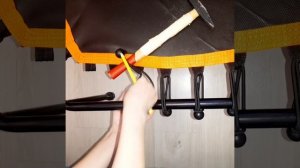 детский батут как натянуть резинки на батуте