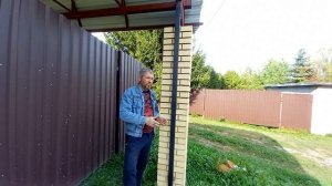 Как сделать закладные для кирпичного столба.
