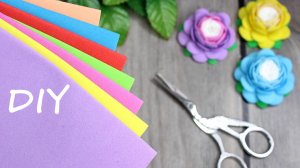Цветок из фоамирана простой и быстрый способ🌹Розы из фоамирана