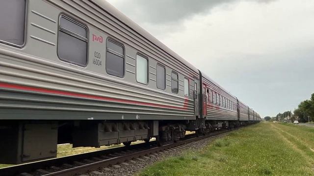 2ТЭ116У-0234. С поездом №231М, сообщением: Москва - Ейск. смотреть онлайн