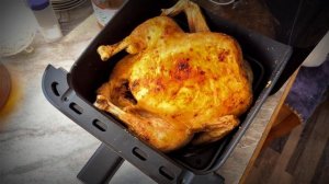 Запихнул курицу 3,5 кг в Аэрогриль  Xiaomi 6, 5 L #xiaomi #airfryer #yutu