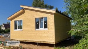 Бюджетный Каркасный Дом. ДАЧНЫЙ ДОМИК 6х6 м. Стоимость.