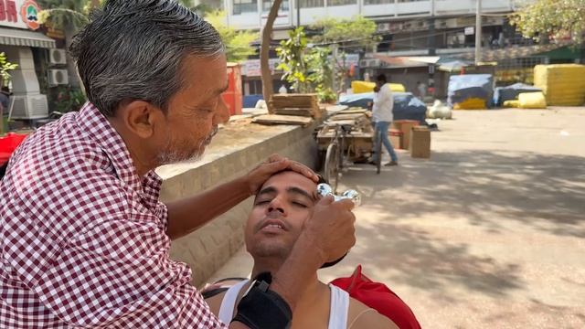 Массаж головы от парикмахера Уориса для облегчения мигрени ｜ Индия смотреть онлайн
