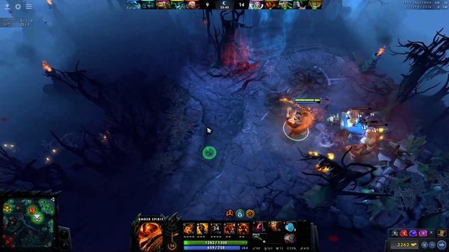 Молча в Dota 2 (Ember Spirit) смотреть онлайн
