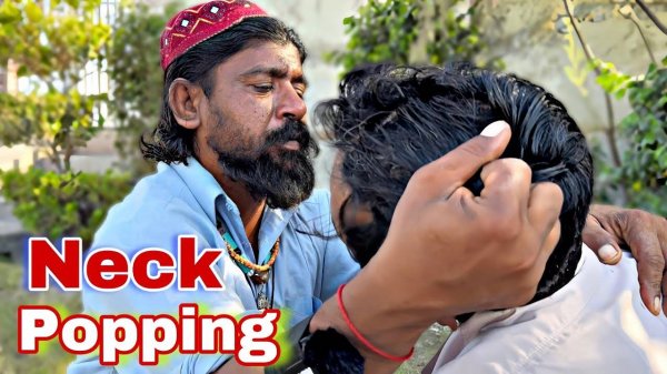 ASMR ｜｜ NECK PAIN RELIEF AND HEADACHE KILLER MASSAGE BY BABA BENGALI ｜ SOOTHING,SENSATIONAL THERAPY