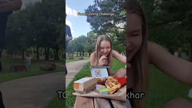 Захар и челлендж «Беги и ешь» 🌭 Тгк: @CrumblZakhar #crumblcookies #za