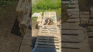 ДЕЛАЕМ БЕСЕДКУ ИЗ ПАЛЛЕТ. ЧАСТЬ 1. СВОИМИ РУКАМИ. ТО ЧТО