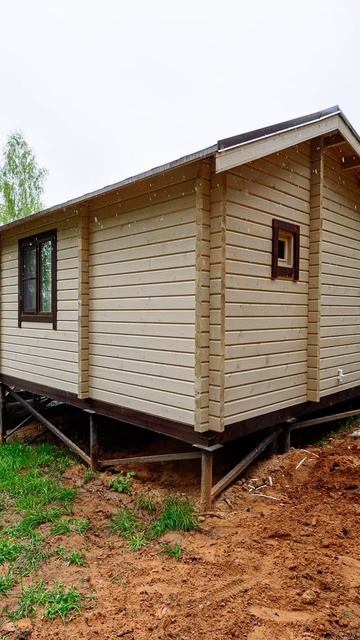 Дом из бруса общая площадь - 76,22 кв. м. смотреть онлайн