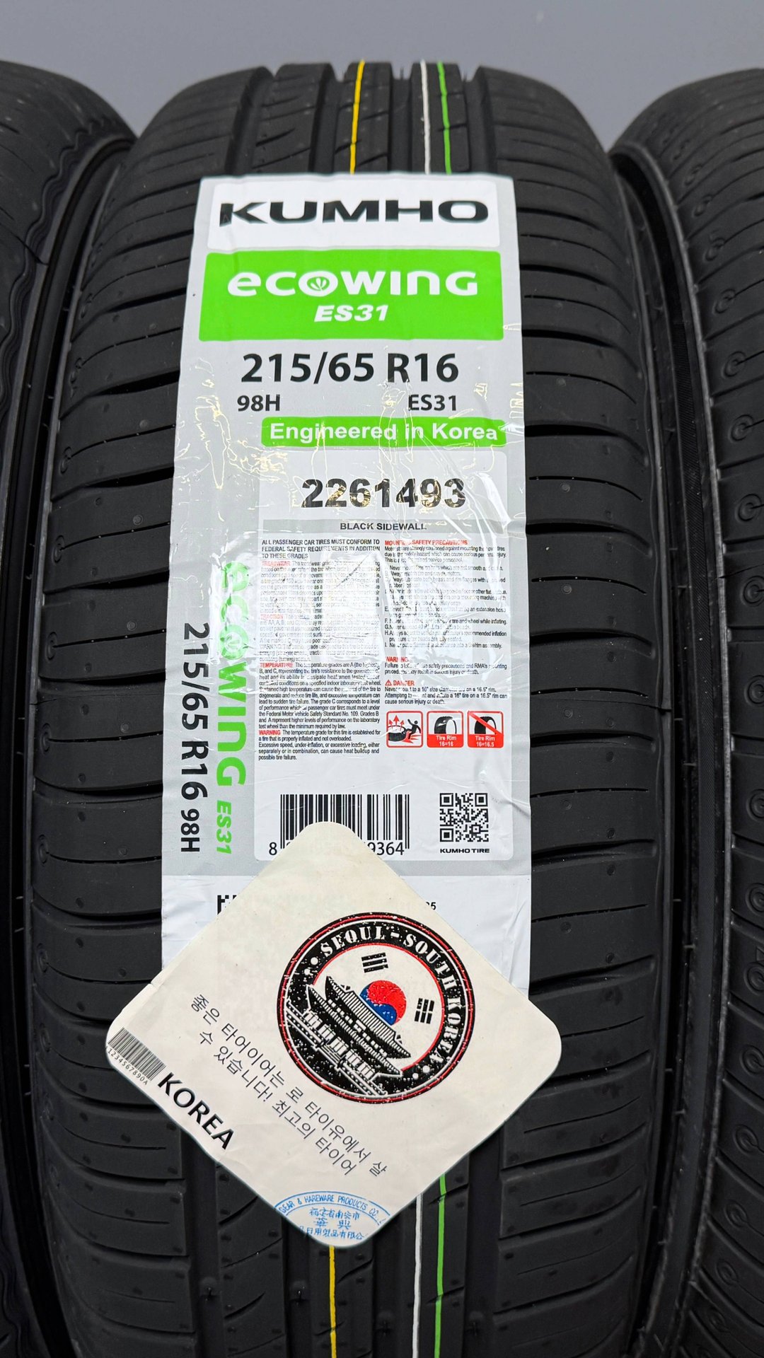Kumho Ecowing ES31 215/65 R16 98H