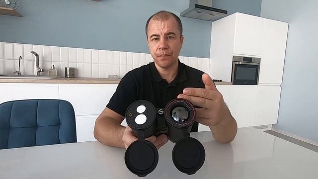 Тепловизионный бинокль с дальномером Guide TN650. Распаковка, функционал и особенности. смотреть онлайн