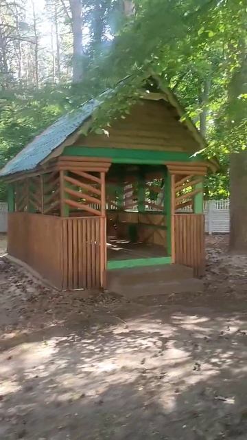 красивая беседка в санатории Мокша #shorts смотреть онлайн