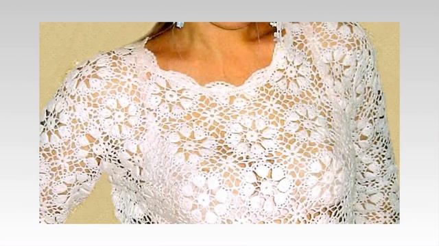 Летние ажурные кофточки крючком смотреть онлайн