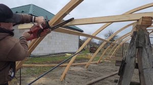 Арочная теплица своими руками!