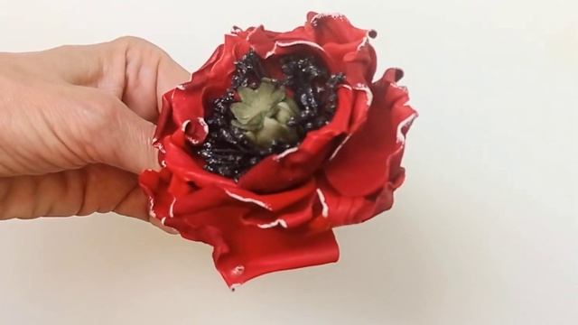 Брошь из кожи Мак махровый. Соло. 29 июля 2024 г. смотреть онлайн