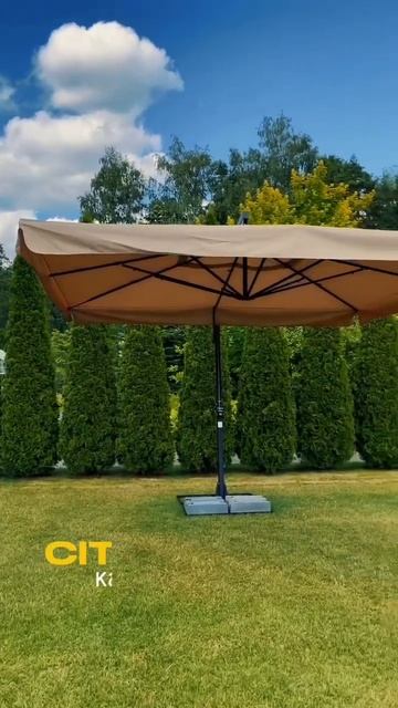 УЛИЧНЫЙ ЗОНТ НА БОКОВОЙ ОПОРЕ 4х4 LUNA #зонт #like #travel #umbrella