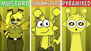 INCREDIBOX SPRUNKI 😎 | 💎 ГОРЧИЦА VS SPRUNKSTERS VS PYRAMIXED 💎 | КТО ПОБЕДИТ??? 💀