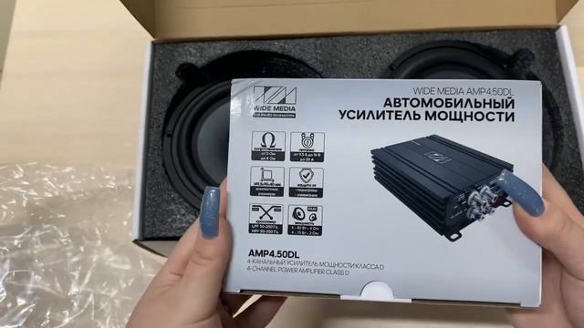 Распаковка динамиков WIDE MEDIA OS652