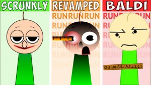 INCREDIBOX SPRUNKI 😉 | SCRUNKLY VS REVAMPED VS BALDI 😵 | ЭПИЧНАЯ БИТВА!!! 🔥