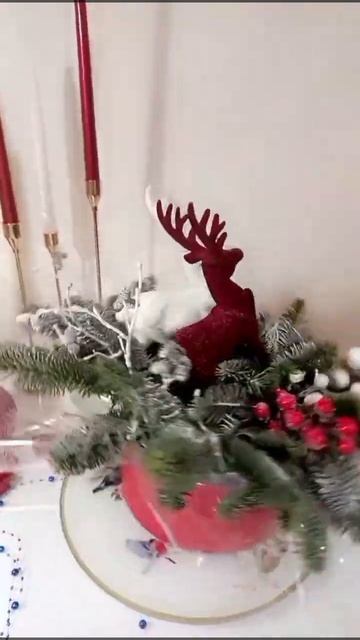 Новогодняя композиция "Чудеса леса" #новыйгод #зима #ро смотреть онлайн