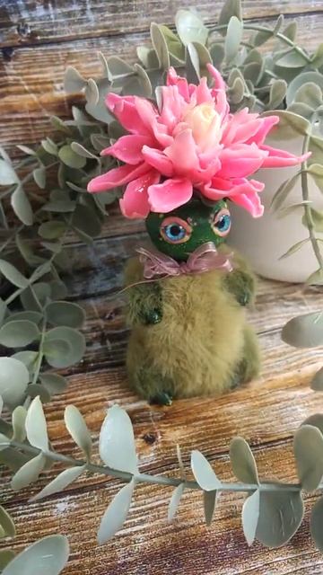 Кукла аниме в стиле тедди Цветочная фея Георгина смотреть онлайн